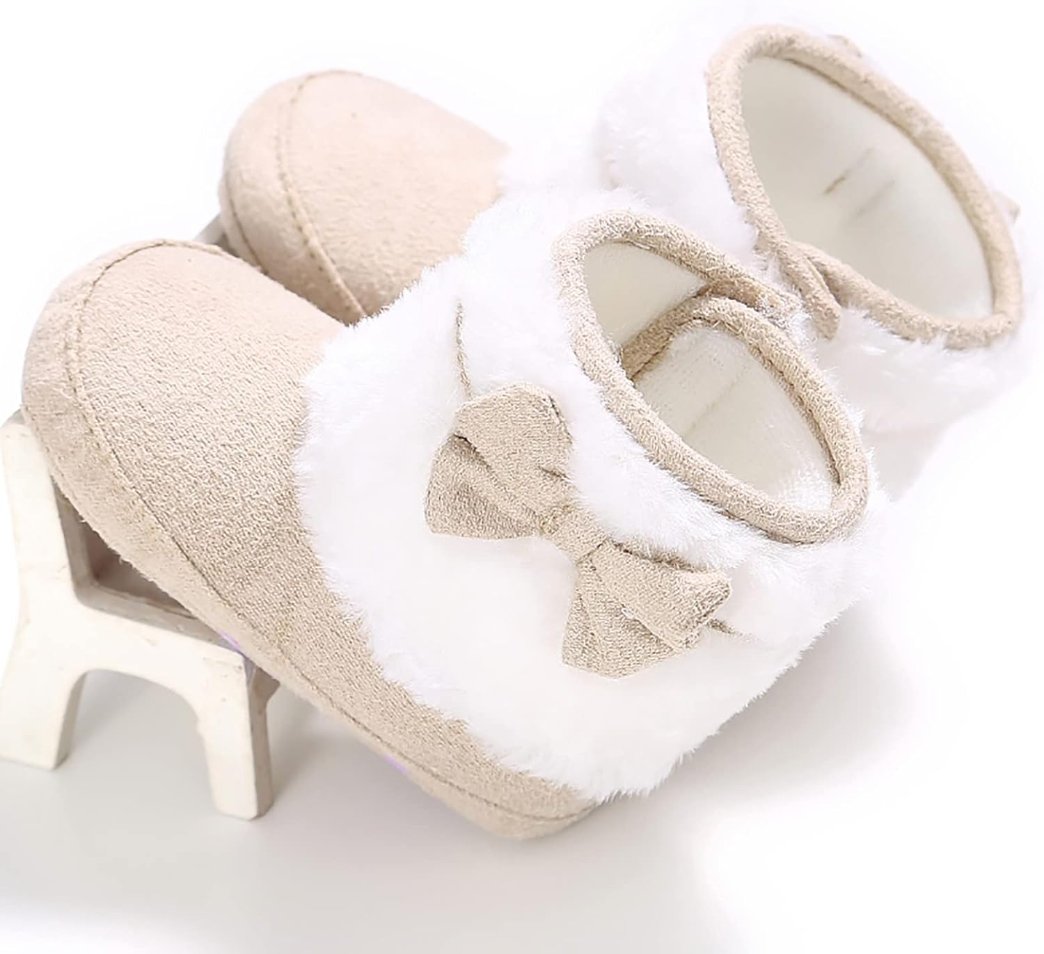 Infant Snow Boots Soft Sole Anti-Slip Warm Winter Cotton Lining Snow Shoes with Animal Printed Prewalker Toddler Boots - Image 3