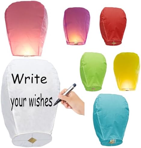 Paper Lanterns 12 Pack Colored, Easy to Use, Paper Lanterns were The Highlight of Party! for Memory of Family.