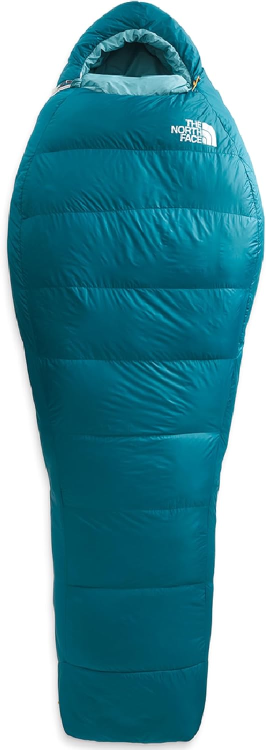 The North Face Trail Lite Down- 20°F/-7°C Sleeping Bag, Long/Right Hand, Blue Coral/Reef Waters