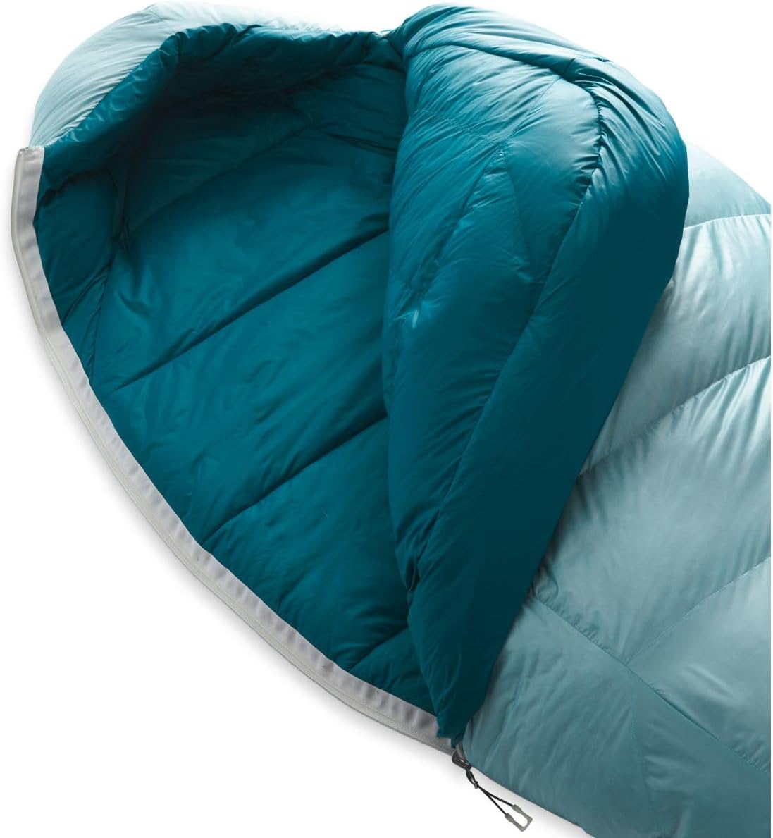 The North Face Trail Lite Down- 20°F/-7°C Sleeping Bag, Long/Right Hand, Blue Coral/Reef Waters - Image 2